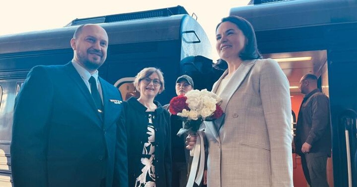 До Києва вперше прибула лідерка білоруської опозиції Тихановська