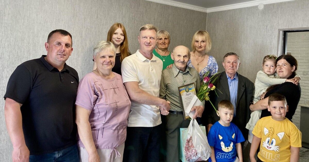 Довгожитель з Волині відзначив 90-річний ювілей