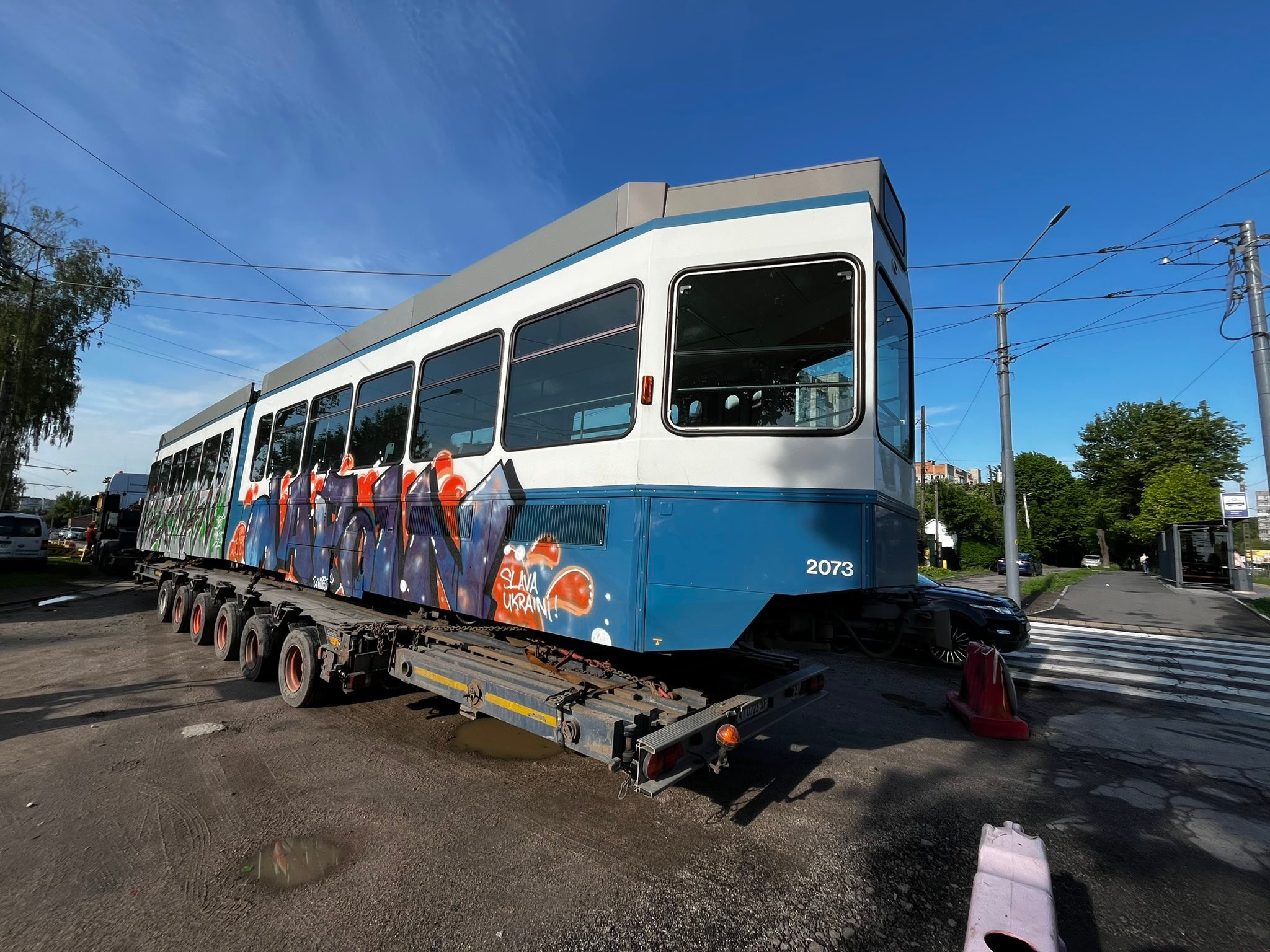 До Вінниці прибули останні три Tram 2000 зі Швейцарії