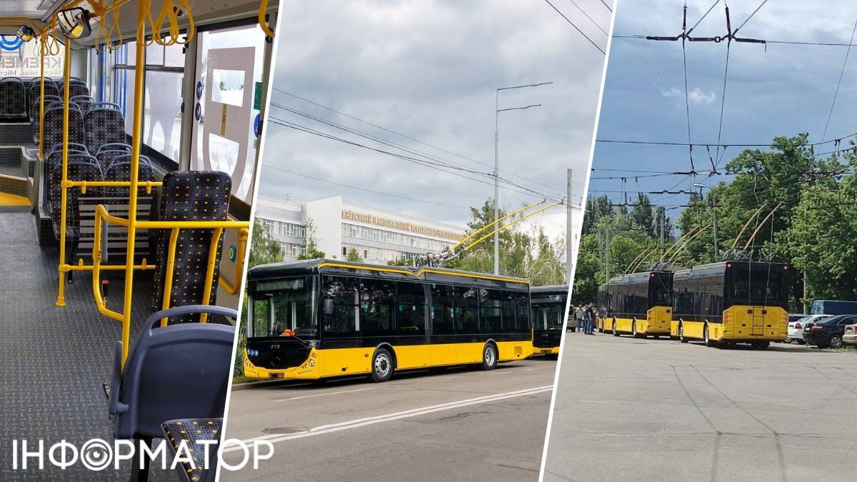 До Києва вже прибули новенькі тролейбуси від Політехносервісу - вони …