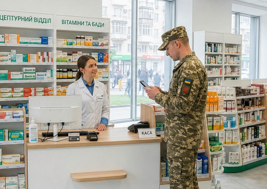 "Армія+" запускає нову функцію: аптеки почали надавати знижки військовим