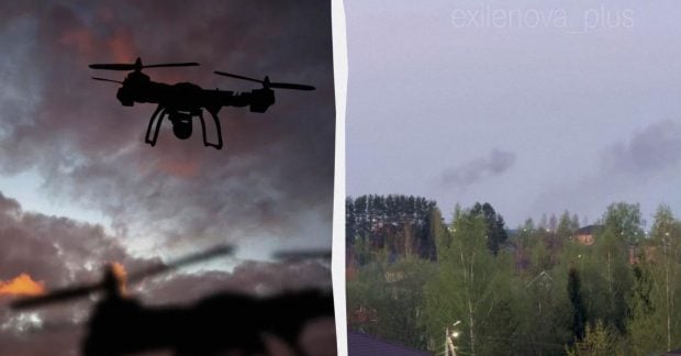 Дрони атакували логістичний центр російського Міноборони у Підмосков’ї