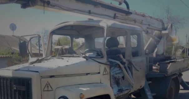Дрон РФ влучив у службове авто енергетиків на Дніпропетровщині