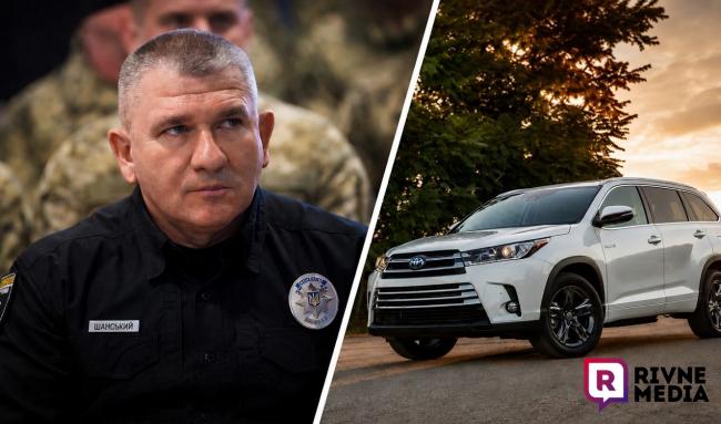 Дружина головного поліцейського Рівненщини придбала авто за 1,1 млн грн