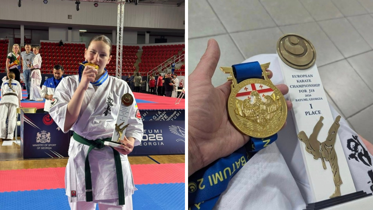 Жителька Прикарпаття виграла три титули чемпіонки Європи з кіокушинкай карате