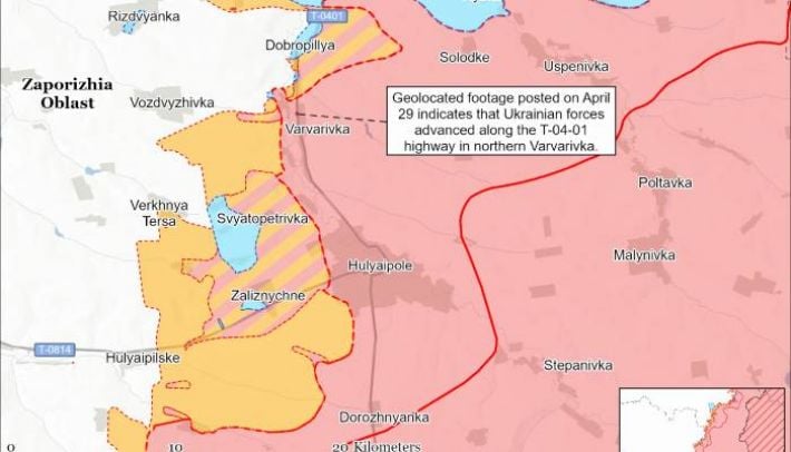 ЗСУ на Запоріжжі просунулися біля Гуляйполя - ISW