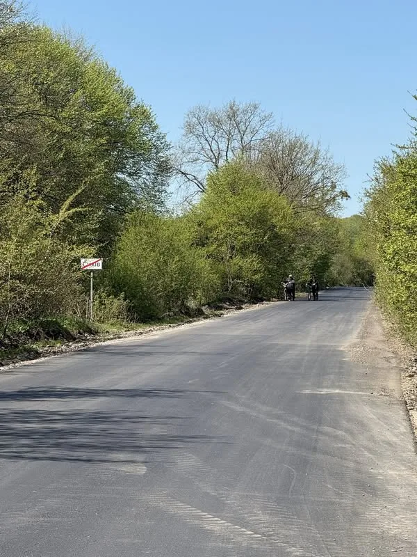 Завершено ремонт дороги Слобідка-Журавно у Сихові