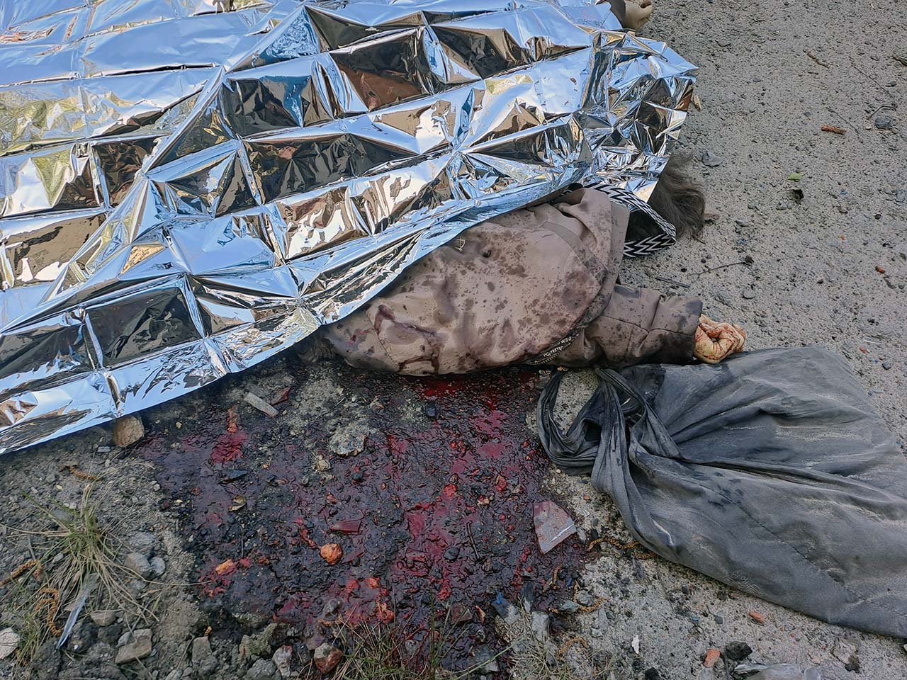 Загиблих у Мерефі на Харківщині вже п’ятеро (фото)