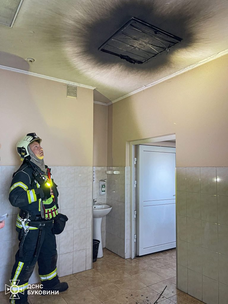 Загоряння в одному із медзакладів Чернівців