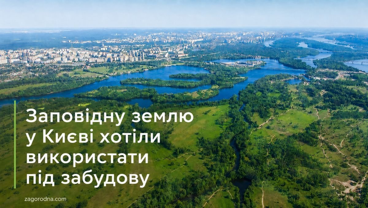 У Києві заповідну землю хотіли використати під дорогу до ЖК