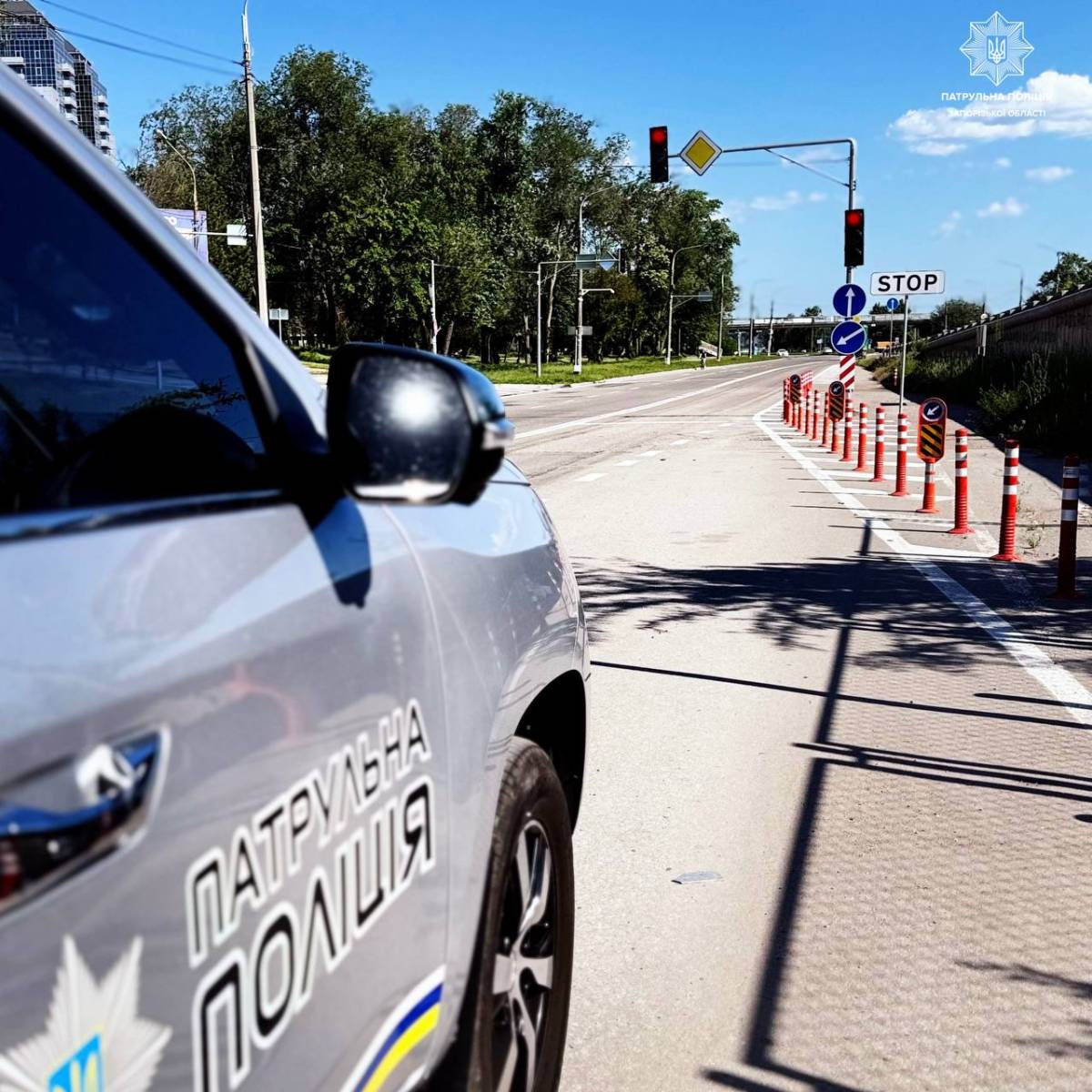 На перехресті у центрі Запоріжжя запрацює новий світлофор