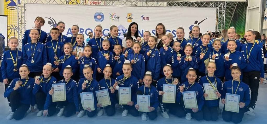 Запорізькі гімнастки вибороли 18 призових місць на Всеукраїнських змаганнях