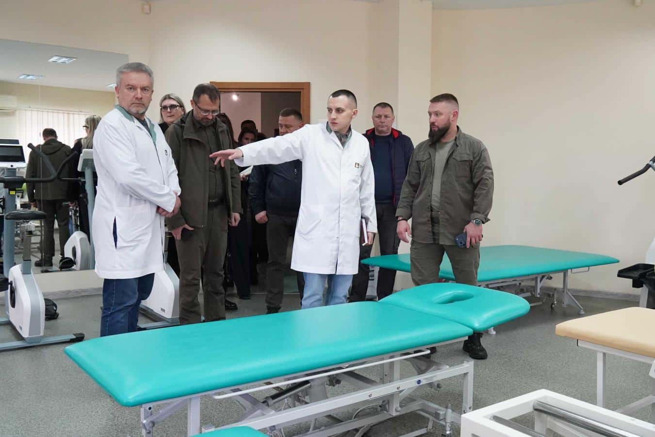 Заступник міністра ветеранів відвідав реабілітаційний центр Лисичанської лікарні на Дніпропетровщині