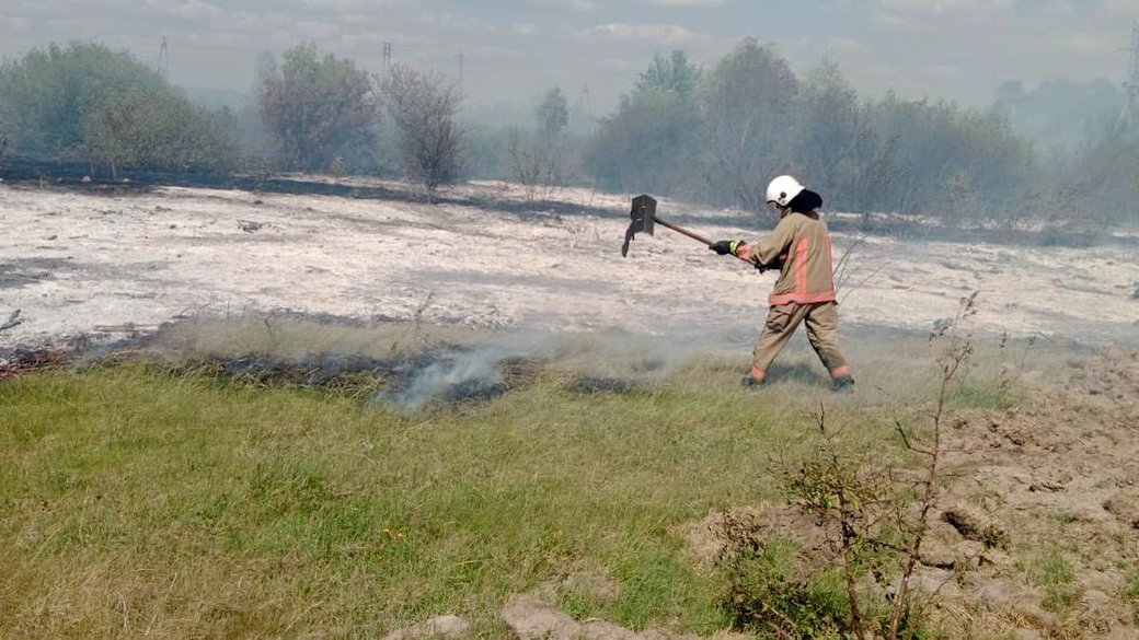 За добу на Волині вигоріло більш як 3 гектари сухої …