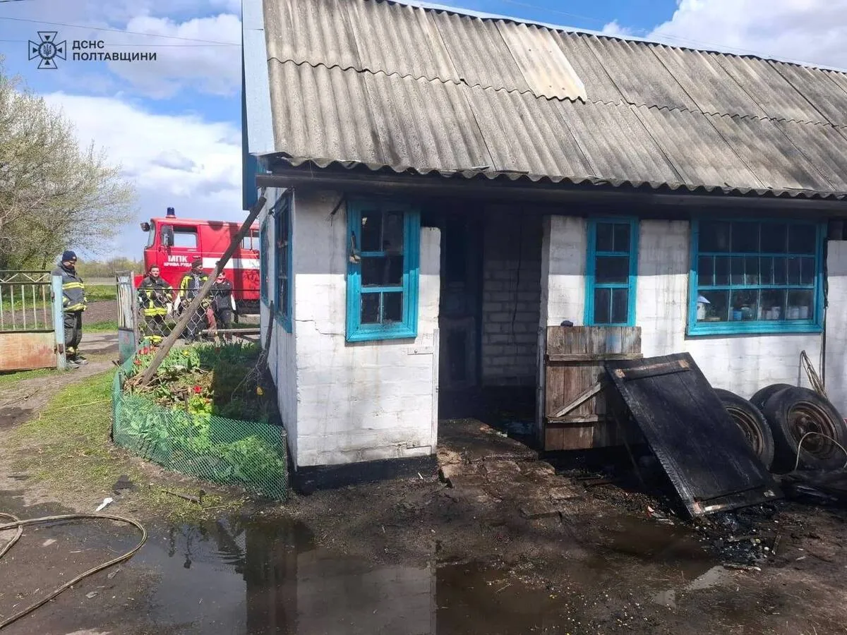 За минулу добу на Полтавщині сталося 8 пожеж, з яких …