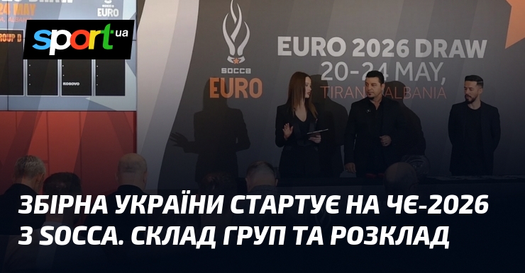 Збірна України стартує на ЧЄ-2026 з socca. Склад груп та …
