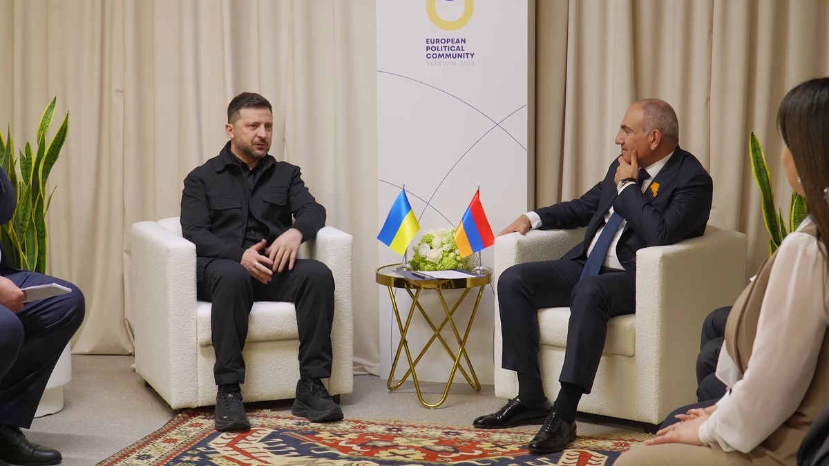 Зеленський запропонував Пашиняну провести наступне засідання Спільної міжурядової комісії з …