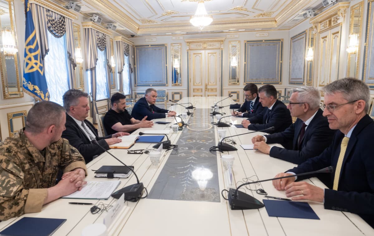Зеленський обговорив з німецькими посадовцями прискорення домовленостей щодо ППО