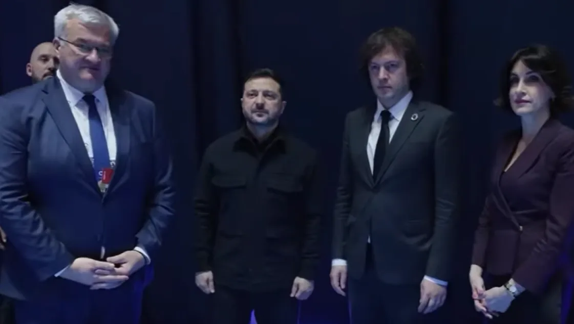 Зеленський і прем'єр Грузії Кобахідзе вперше зустрілися після початку війни
