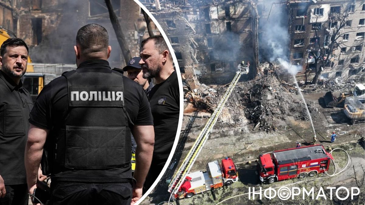 Зеленський - росіяни ракетами спалили один із найстаріших ринків Києва