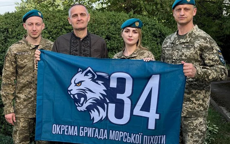 З полону повернувся капітан морської піхоти Микола Єрьоменко