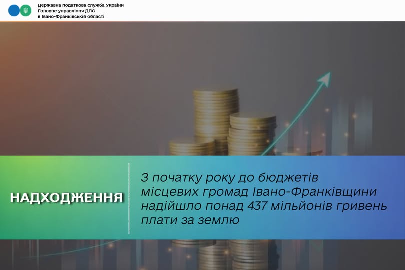 З початку року бюджети громад Івано-Франківщини отримали понад 437 мільйонів …