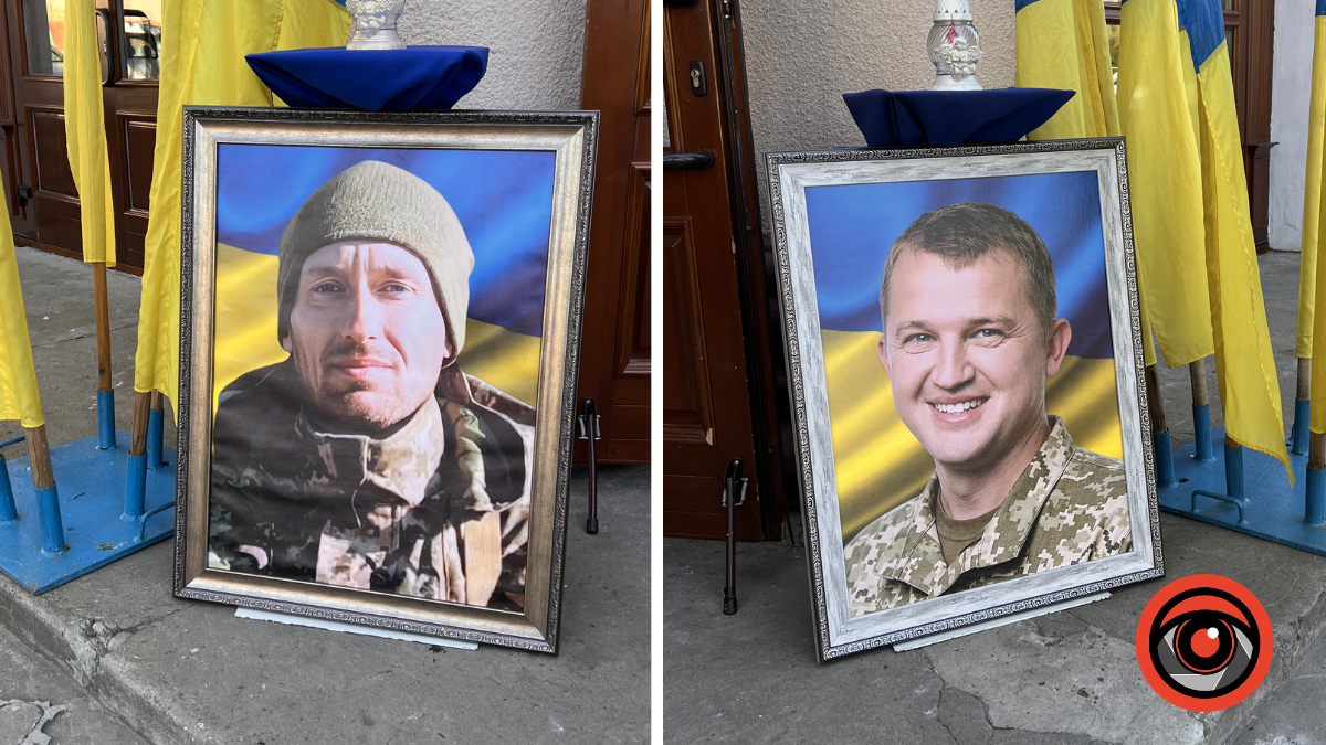 Калуш прощається із воїнами Юрієм Стасюком та Андрієм Стефанівим