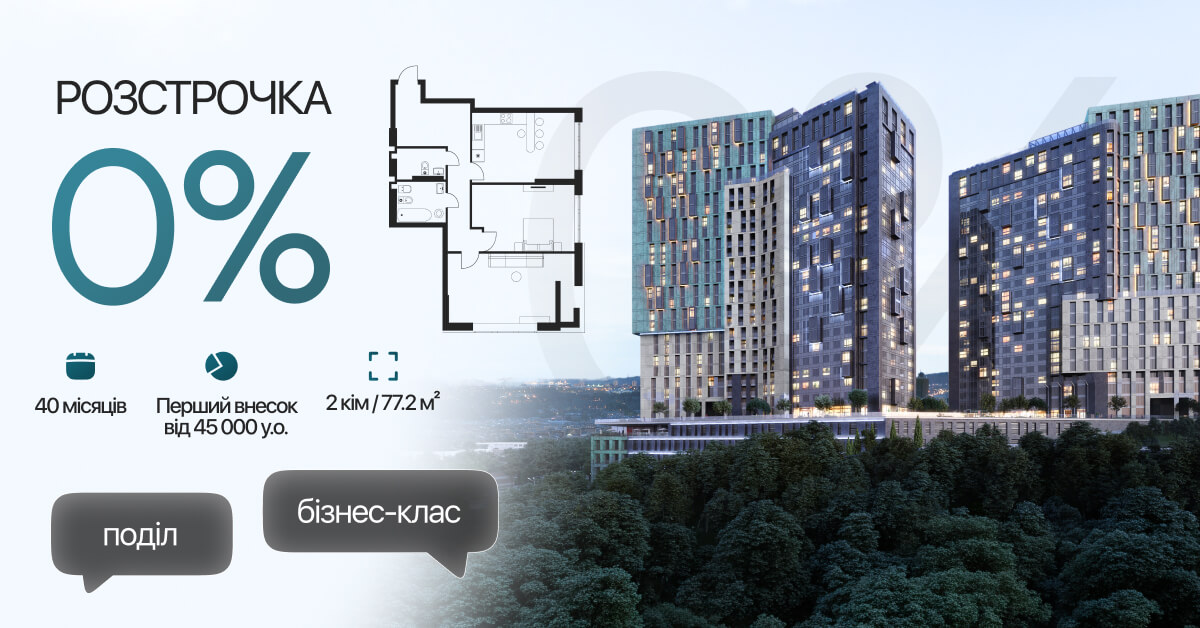 Квартири у центрі Києва: в Greenville Park запустили безвідсоткову розстрочку …