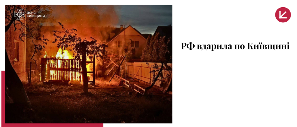 Київщина сьогодні під обстрілами — Росія влучила у п’ять районів …