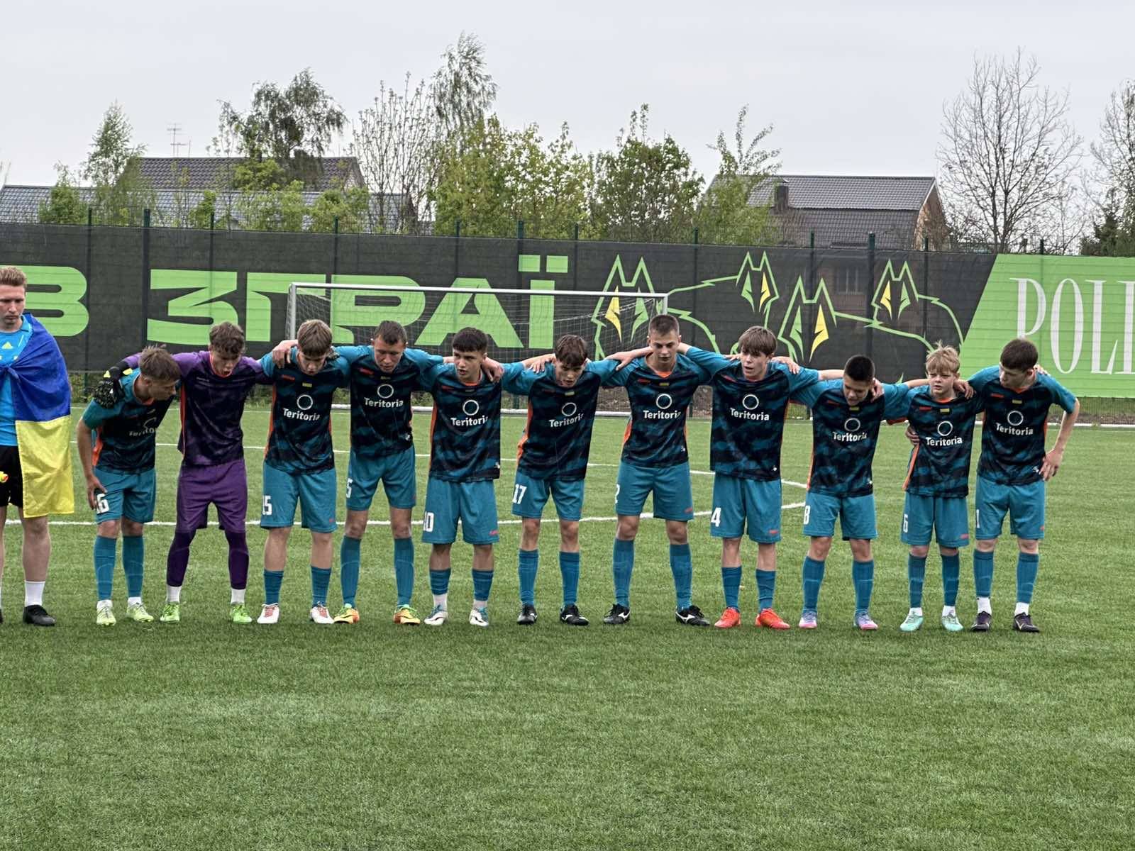 Команда Малинської ДЮСШ U-16 обіграла житомирський спортліцей