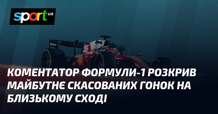 Коментатор Формули-1 розкрив майбутнє скасованих гонок на Близькому Сході