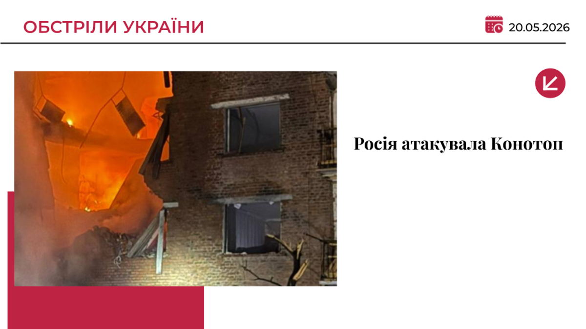 Росія атакувала Конотоп: зруйнована багатоповерхівка, під завалами можуть бути люди