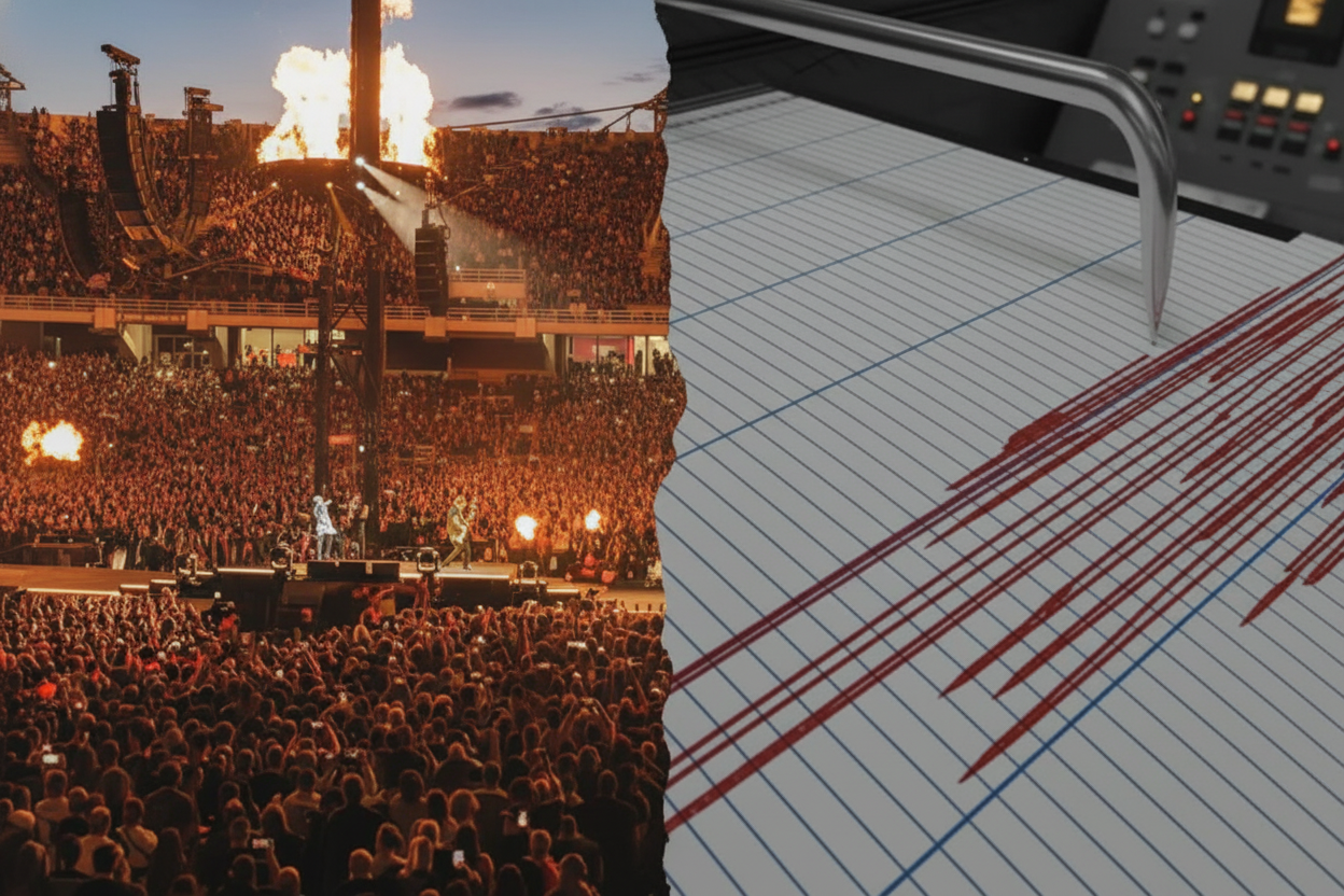 Metallica спричинила землетрус в Афінах