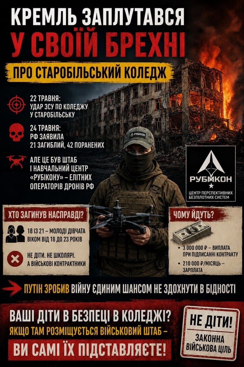 Кремль заплутався у своїй брехні про Старобільський коледж