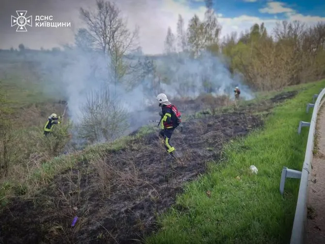 Лише за добу на Бучанщині ліквідували 5 пожеж сухостою, — …