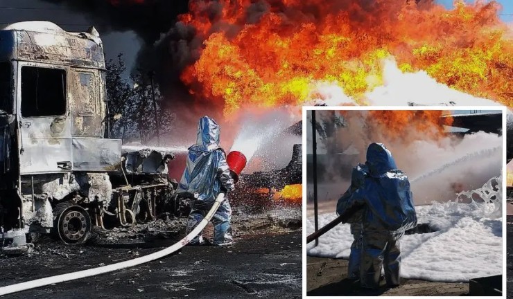 Локалізували пожежу на АЗС у Дніпропетровській області, що сталася після …