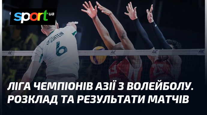 Ліга чемпіонів Азії з волейболу. Розклад та результати матчів