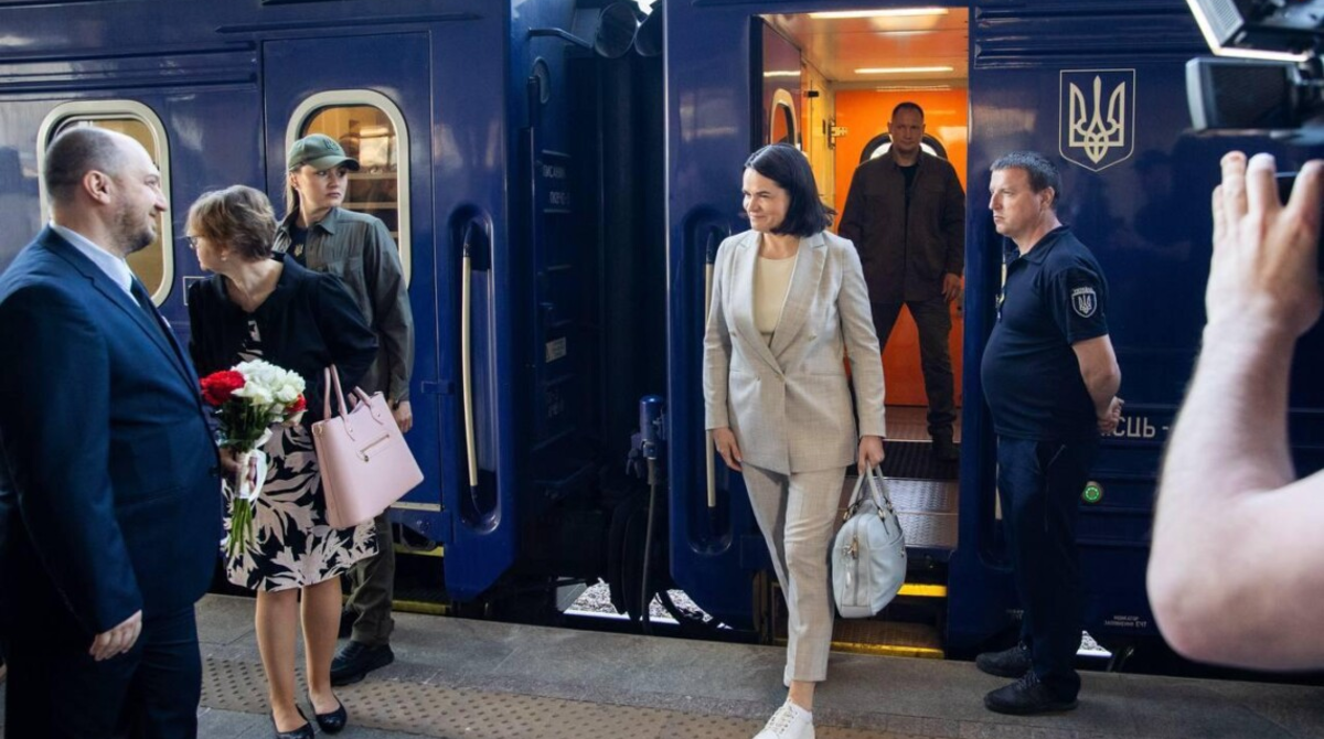 Лідерка білоруської опозиції Тихановська вперше прибула до Києва з візитом