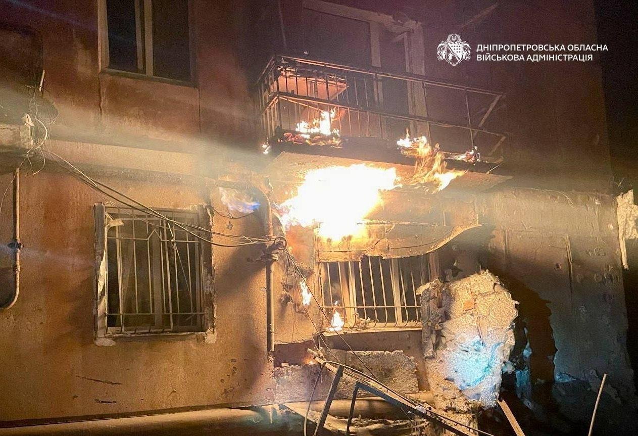 Масована атака на Дніпропетровщину 7 травня: постраждали 4 людей