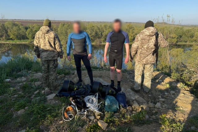Мешканець Дніпропетровщини в гідрокостюмі намагався перетнути кордон через Дністер