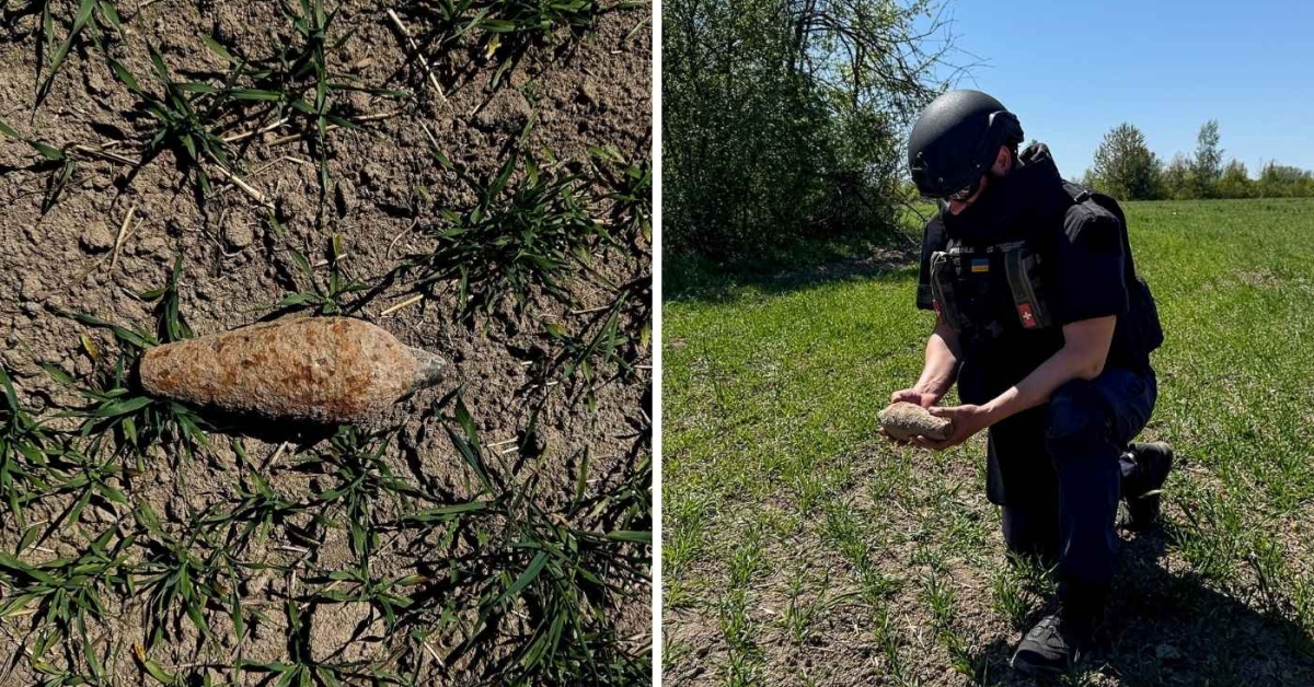 Мешканці Вінниччини натрапили на мінометну міну: на місці працювали сапери