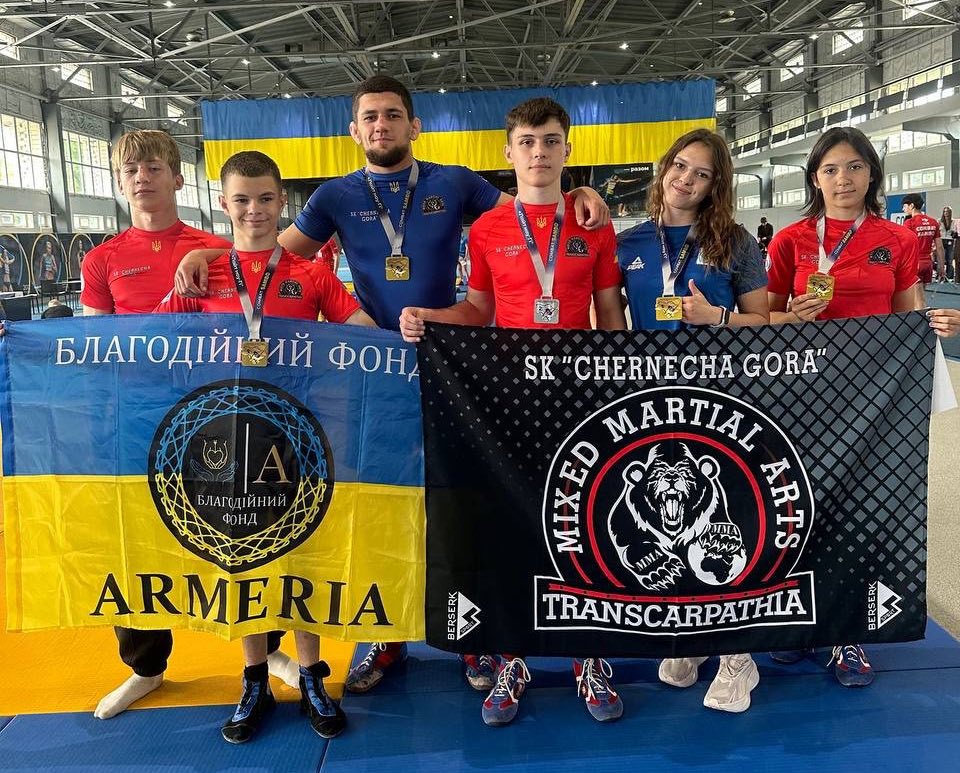 Мукачівські спортсмени стали переможцями Чемпіонату України з бойового самбо