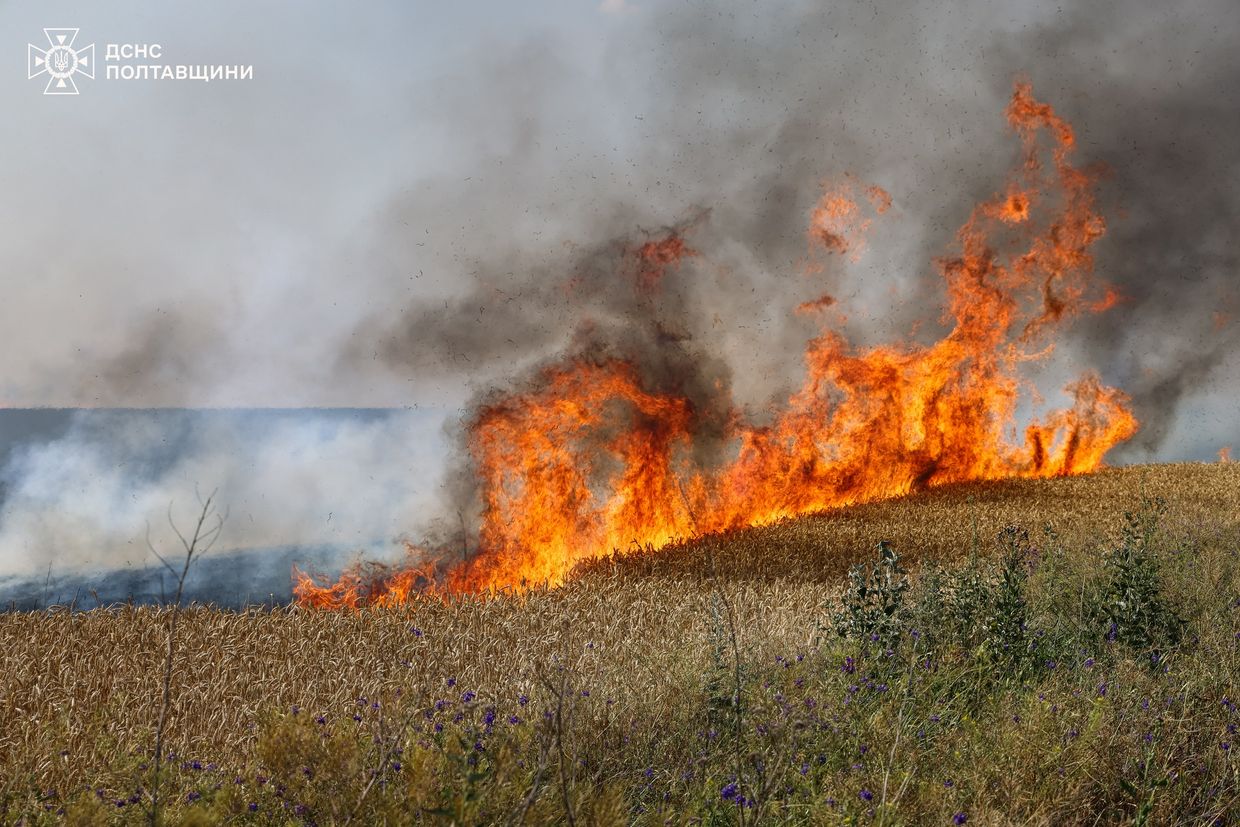 На Полтавщині оголосили надзвичайний рівень пожежної небезпеки