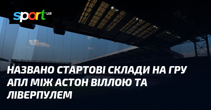 Названо стартові склади на гру АПЛ між Астон Віллою та …