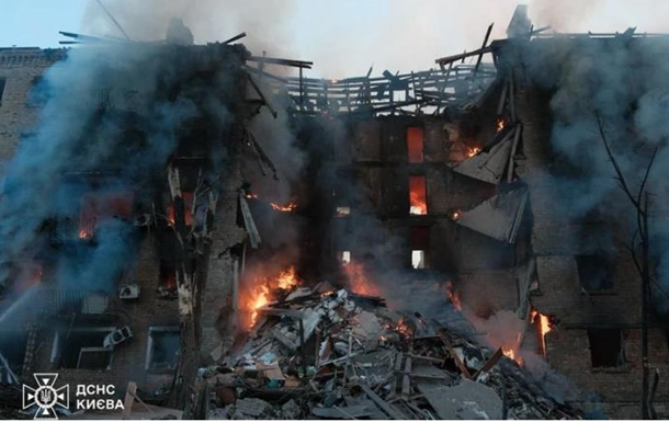 Наслідки масованого удару по Києву та області