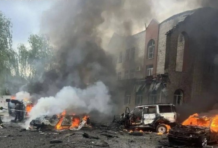 На Бєлгородщині уражено адміністративну будівлю