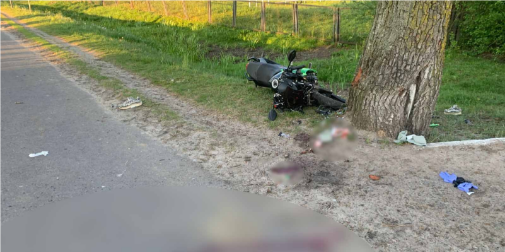 На Волині мотоцикл влетів у дерево – загинули двоє підлітків …