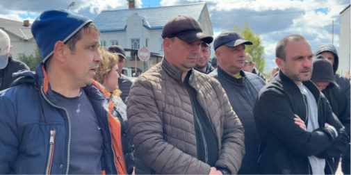 На Волині шахтарі протестують проти нового керівника «Волиньвугілля» (відео)