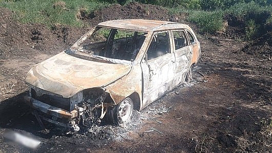 На Вінниччині знайшли спалений автомобіль з тілом людини всередині