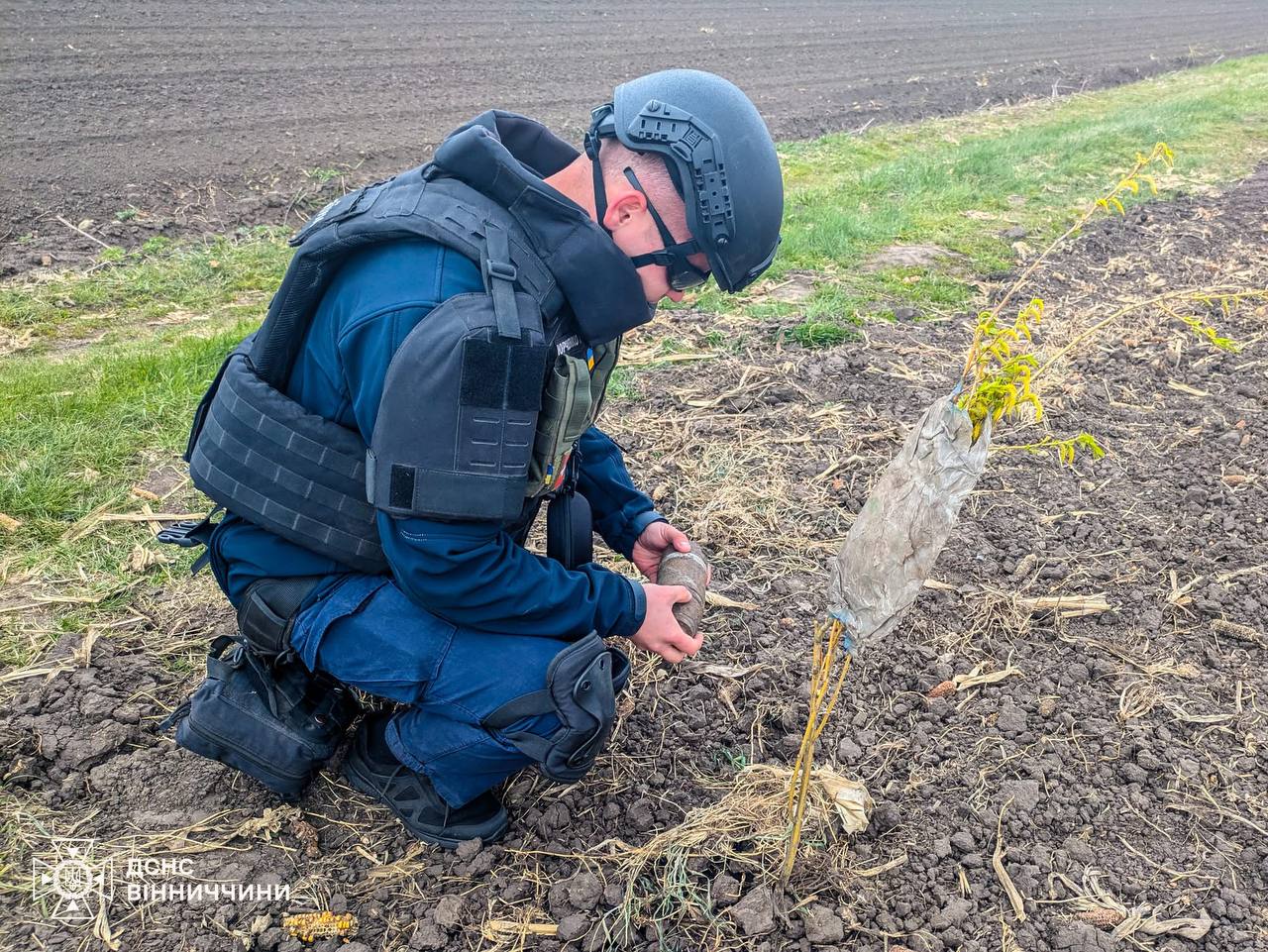 На Вінниччині сапери знищили снаряд часів Другої світової війни
